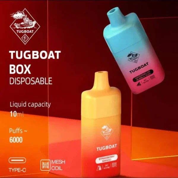 TUGBOAT BOX 6000 Puffs Disposable Vape