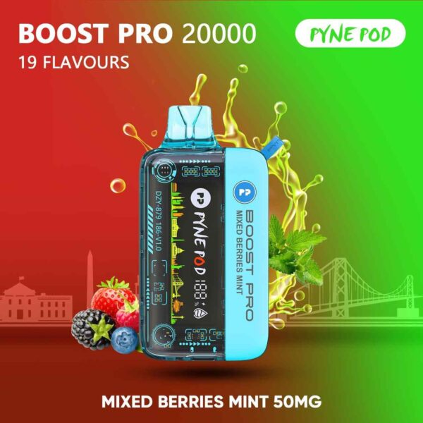 Pyne Pod Boost Pro 20000 Puffs Disposable Vape - Image 6