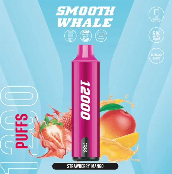 Smooth Whale 12000 Puffs Disposable Vape - Image 4