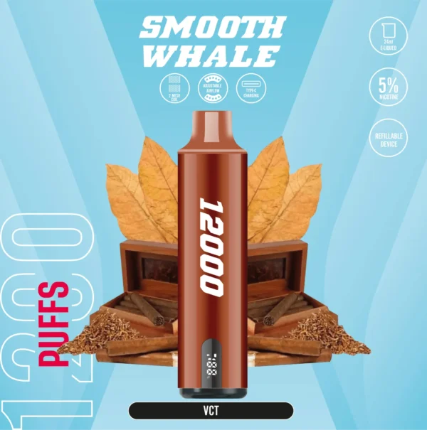 Smooth Whale 12000 Puffs Disposable Vape - Image 5